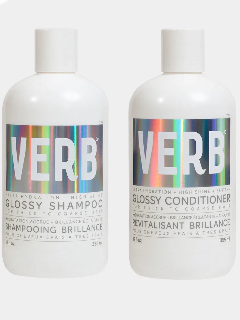 Verb Glossy Shampoo & Conditioner Duo 12 fl oz